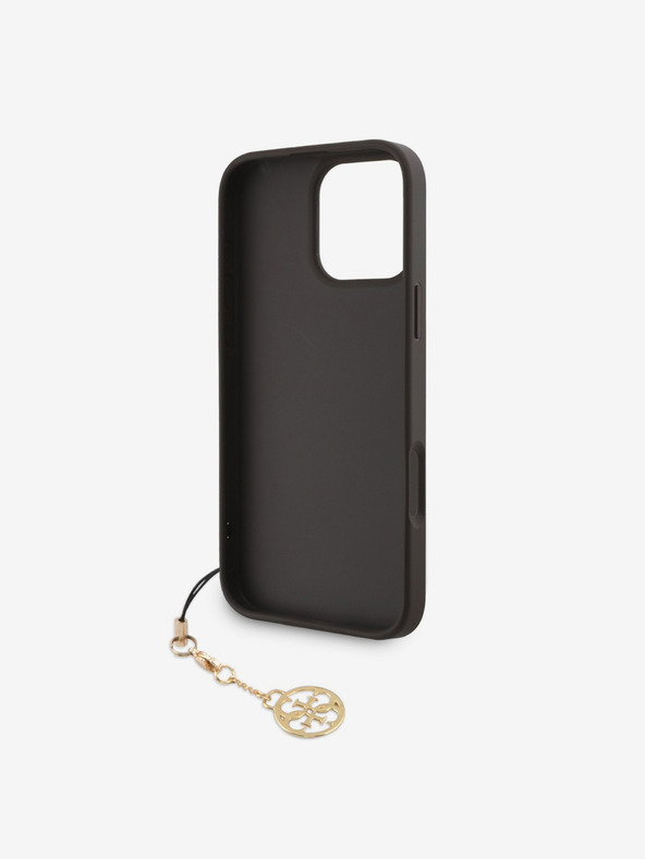 Guess Guess 4G Charm hátlapi borító iPhone 16 Pro Max készülékhez Tone on Tone Barna