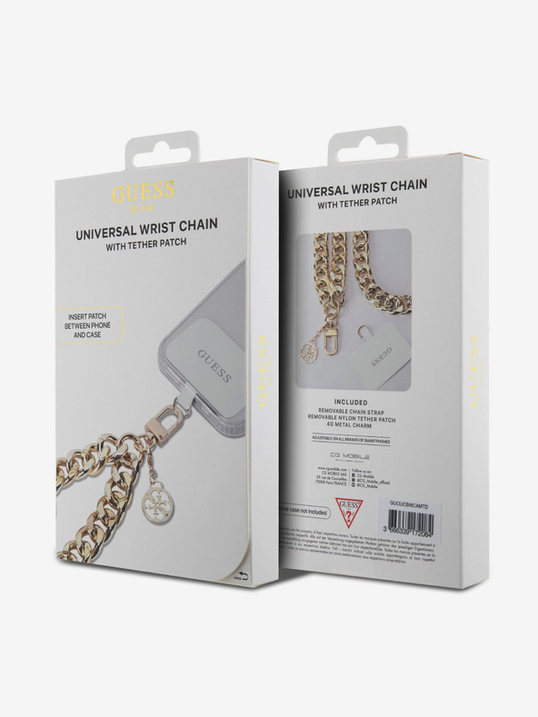 Guess Univerzální Popruh na Ruku 4G Charm Gold Telefontok