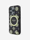 Guess IML 4G Peony MagSafe Zadní Kryt pro iPhone 16 Pro Max Black Telefontok