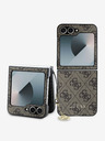 Guess Guess 4G Charm hátlap a Samsung Galaxy Z Flip 6-hoz Barna