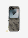 Guess Guess 4G Charm hátlap a Samsung Galaxy Z Flip 6-hoz Barna