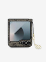 Guess Guess 4G Charm hátlap a Samsung Galaxy Z Flip 6-hoz Barna