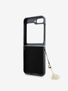 Guess Guess 4G Charm hátlap a Samsung Galaxy Z Flip 6-hoz Barna