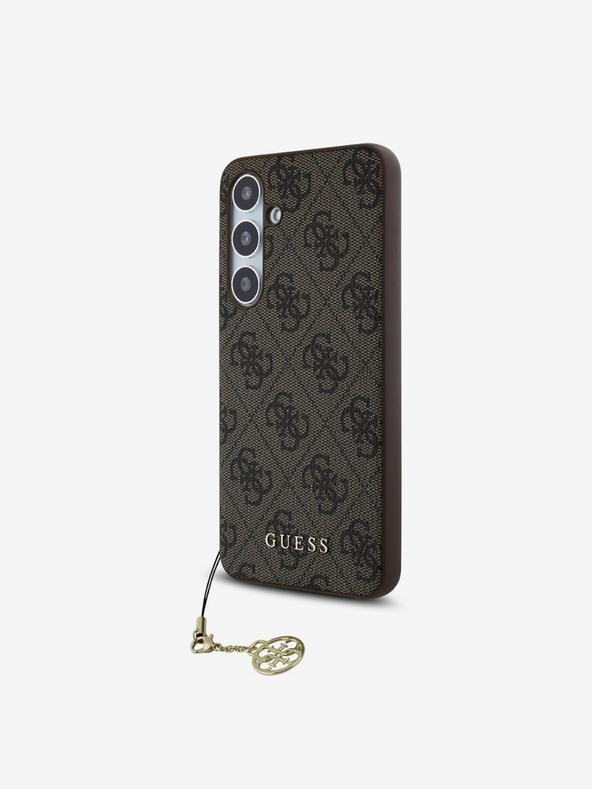 Guess Guess 4G charmos hátlap Samsung Galaxy S24 FE barna