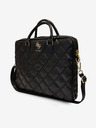 Guess PU Quilted 4G Metal Logo Taška na Notebook 15/16" Black Telefontok
