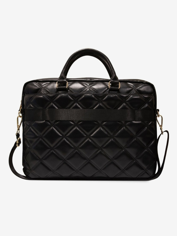 Guess PU Quilted 4G Metal Logo Taška na Notebook 15/16" Black Telefontok