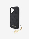 Guess Guess 4G Charm hátlap iPhone 16 Plushoz Tone on Tone Szürke