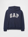 GAP Gyerek pulóver logóval és fleece béléssel GAP