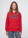 GAP Gyerek pulóver logóval és fleece béléssel GAP