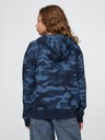 GAP Gyerek pulóver logóval és fleece béléssel GAP