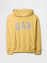 GAP Gyerek pulóver logóval és fleece béléssel GAP