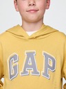 GAP Gyerek pulóver logóval és fleece béléssel GAP