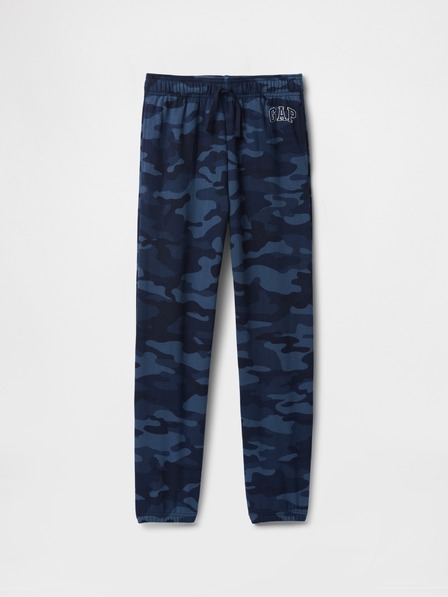 GAP Gyerek fleece sportnadrág logóval army GAP