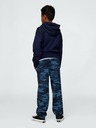 GAP Gyerek fleece sportnadrág logóval army GAP