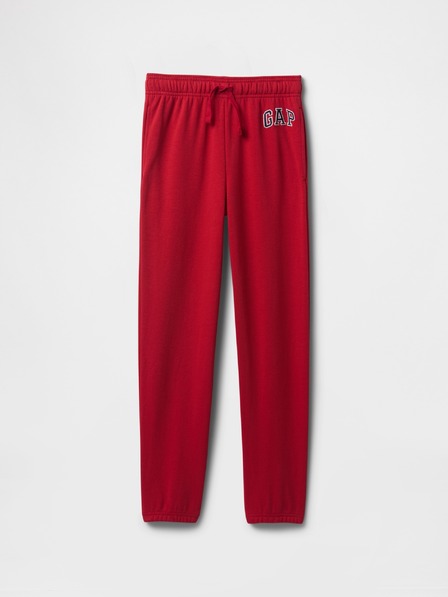 GAP Gyerek fleece sportnadrág logóval army GAP