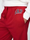 GAP Gyerek fleece sportnadrág logóval army GAP