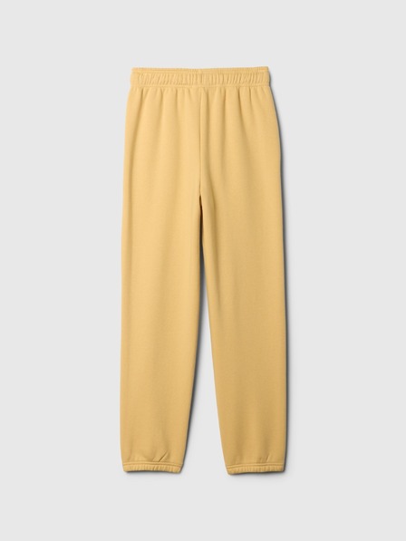 GAP Gyerek fleece sportnadrág logóval army GAP