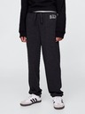 GAP Gyerek fleece sportnadrág logóval army GAP