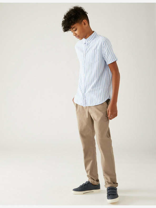 Marks & Spencer Bézs színű Marks & Spencer fiú chino nadrágok