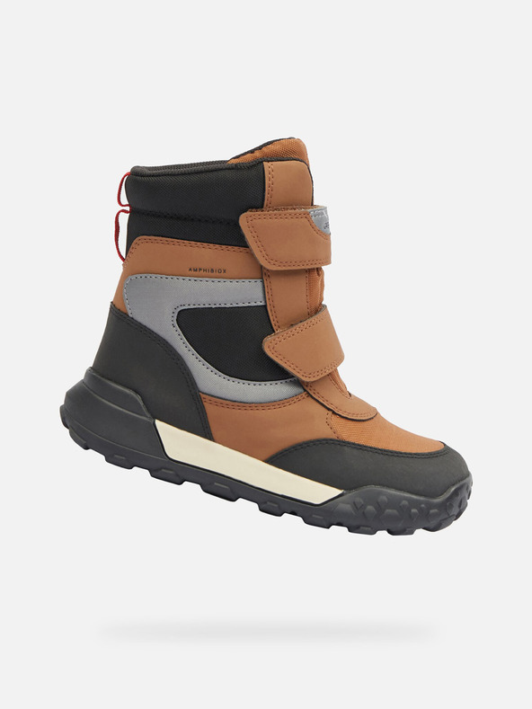 Geox Barna fiúk téli cipő Geox Trekkyup B ABX