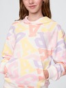 GAP Gyerek pulóver logóval és fleece béléssel GAP