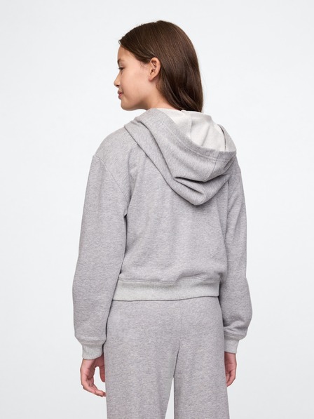 GAP Gyerek pulóver logóval és fleece béléssel GAP