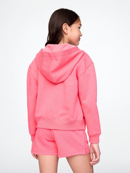 GAP Gyerek pulóver logóval és fleece béléssel GAP