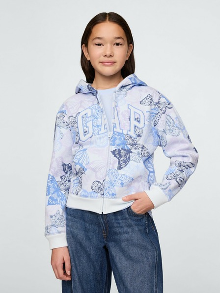 GAP Gyerek pulóver logóval és fleece béléssel GAP