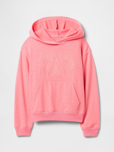GAP Gyerek pulóver logóval és fleece béléssel GAP