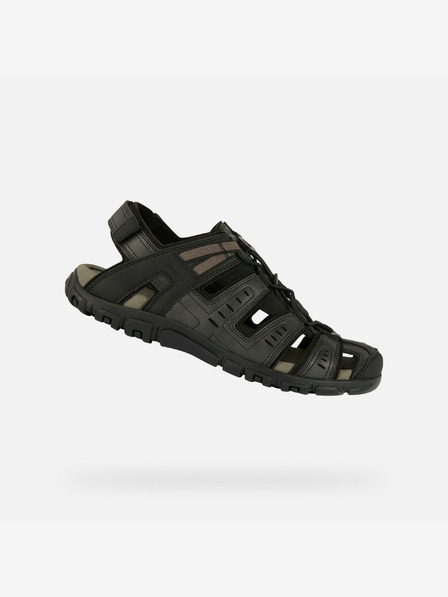 Geox Fekete férfi Geox Strada szandálok