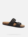 Geox Fekete férfi Geox Ghita papucsok