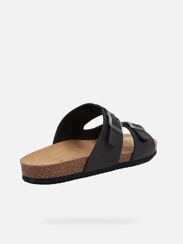 Geox Fekete férfi Geox Ghita papucsok