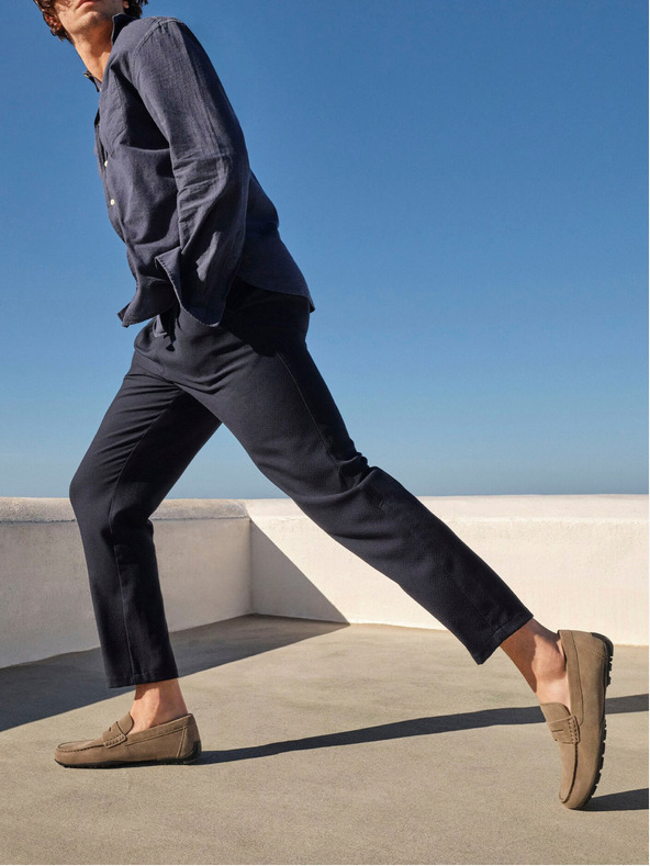 Geox Világoszöld férfi Geox Kosmopolis + Grip loaferek