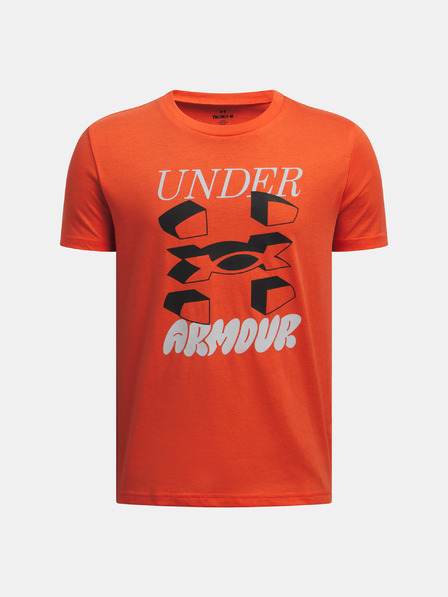 Under Armour Fiú póló Under Armour UA B SPLIT BIG LOGO SS