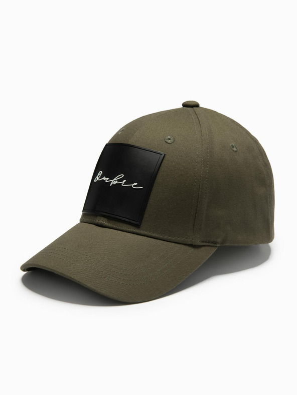 Ombre Clothing Férfi baseball sapka nagy patch khaki Ombre ruházat Ombre ruházat