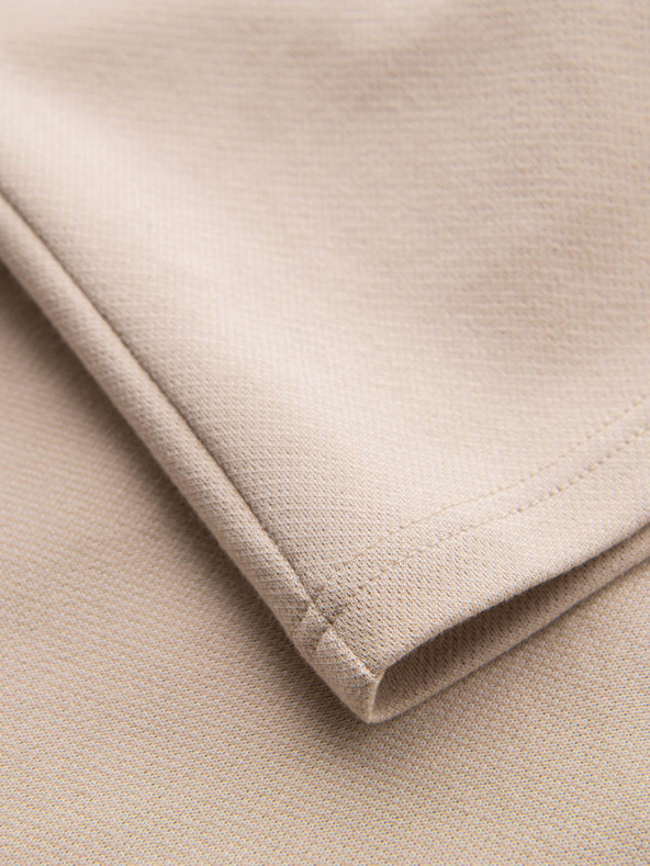 Ombre Clothing Férfi pamut tréningnadrág BASIC bézs Ombre ruházat