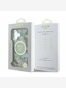 Guess Guess IML Glitter Magnolia és háromszög logó MagSafe hátlapi borító iPhone 16-hoz Zöld