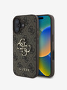 Guess Guess PU 4G fém logós fém hátlap iPhone 16 Plushoz Barna