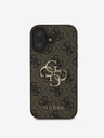 Guess Guess PU 4G fém logós fém hátlap iPhone 16 Plushoz Barna