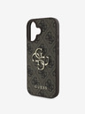 Guess Guess PU 4G fém logós fém hátlap iPhone 16 Plushoz Barna