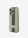 Guess Guess IML középső 4G csíkos hátlapi borító iPhone 16 Pro Max-hoz Barna Barna