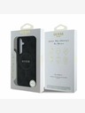 Guess PU Leather 4G Colored Ring MagSafe Zadní Kryt pro Samsung Galaxy S25 Black Telefontok