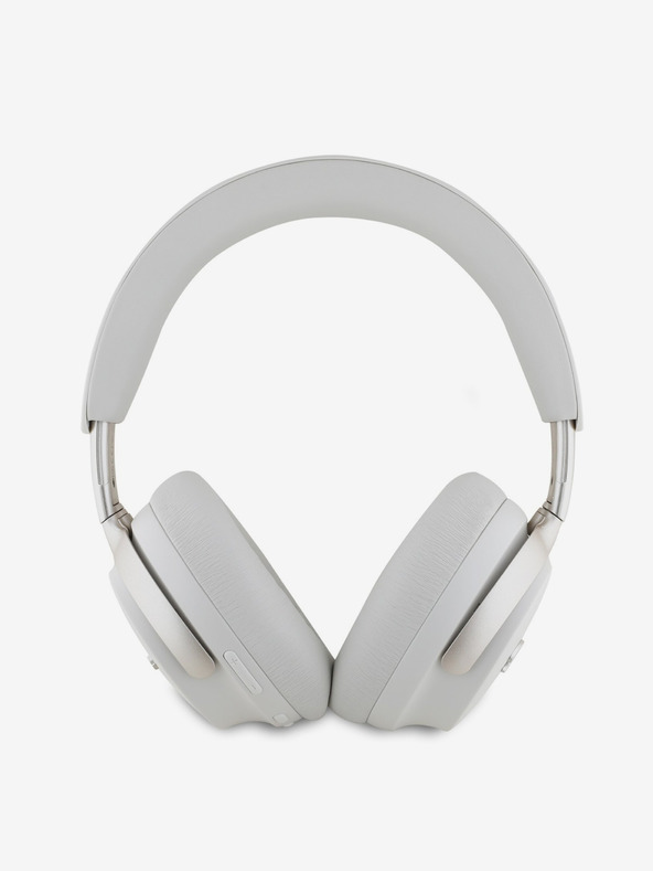 Guess Guess PU bőrből készült, írásjeles logós ANC/ENC vezeték nélküli fejhallgató Fehér