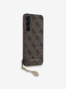 Guess Guess 4G Charm hátlapi borító Samsung Galaxy A35 5G barna