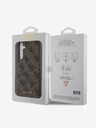 Guess Guess 4G Charm hátlapi borító Samsung Galaxy A35 5G barna