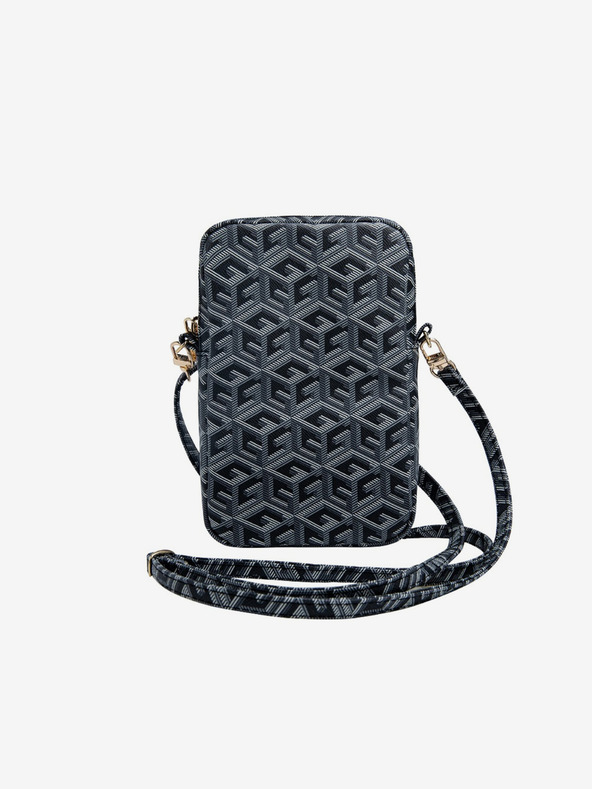 Guess Guess PU G Cube telefontáska cipzárral Fekete