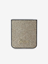 Guess Guess PC/TPU csillámpelyhek fém logó hátlap Samsung Galaxy Z Flip 6 arany