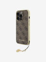 Guess Guess 4G Charm hátlap az iPhone 15 Pro-hoz Barna