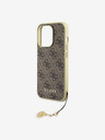 Guess Guess 4G Charm hátlap az iPhone 15 Pro-hoz Barna