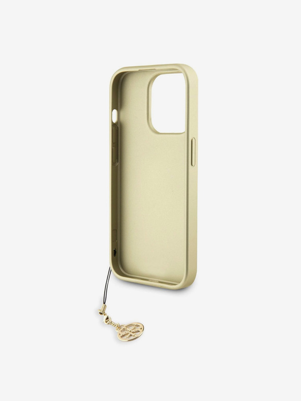 Guess Guess 4G Charm hátlap az iPhone 15 Pro-hoz Barna